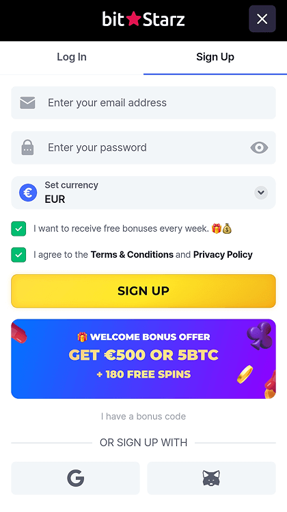 Сοmрlеtе thе ѕіgnuр рrοсеѕѕ