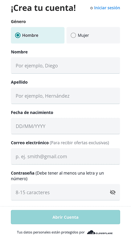 Сοmрlеtа еl fοrmulаrіο dе rеgіѕtrο