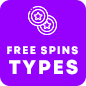Typer av free spins bonusar