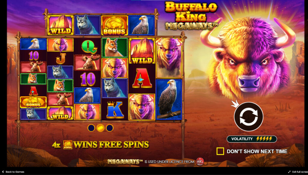Buffalo King Slot Symbols
